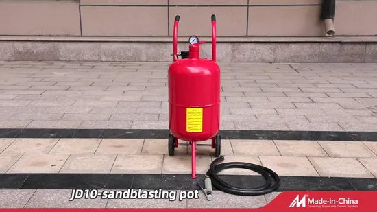 Factory Direct Sales Mobile Dry Sandblaster Machine for Metal Surface Sandblasting Machine
